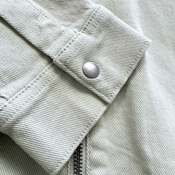 Colorful Planet Boys Zip Front Shacket Neutral Khaki Green Two Pocket M(… - Picture 6 of 16